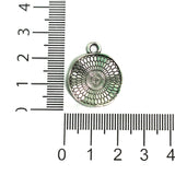 21mm German Silver Charms