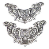 1 Pc, 4.6x1.7 Inches German Silver Peacock Neck Collar Pendant