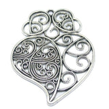 1 Pc, 2.25 Inches German Silver Pendant