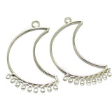 Brass Earrings Components Chandbali 1.75 Inch