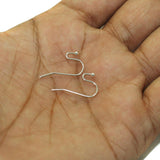 5 Pairs Earring Hooks Silver