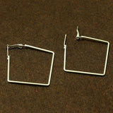 2.5 Inches Earring Hooks Silver