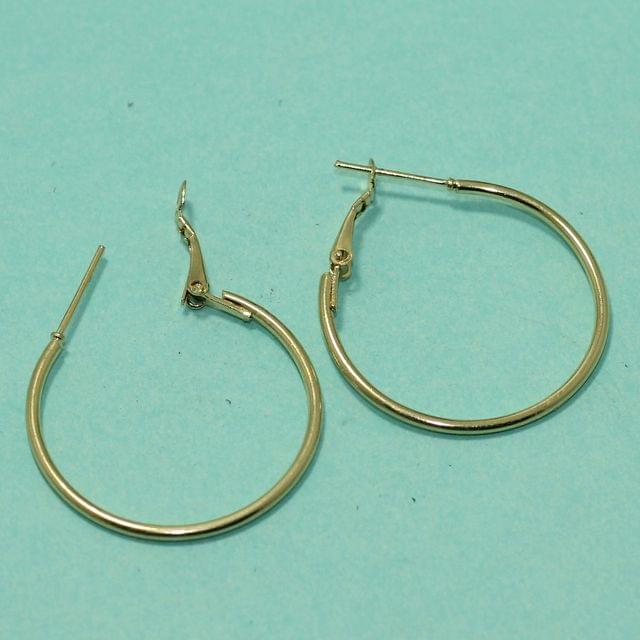1.5 Inches Earring Hooks Golden