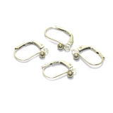 15x9mm Silver Brass Earring Hooks