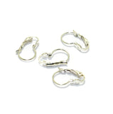 4 Pcs, 17x11mm Brass Earring Hooks