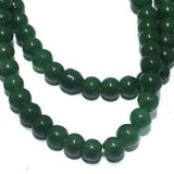 5 Strings 4mm Jaipuri Beads Light Green Round