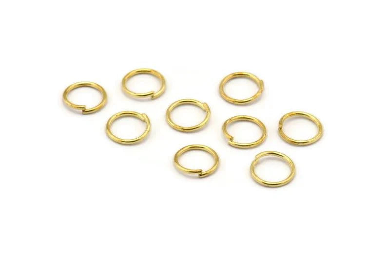 10mm Brass Jump Rings