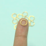 9mm Brass Golden Jump Rings