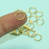 9mm Brass (non plated) Jump Ring