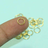 7mm Brass (non plated) Jump Ring