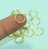 10mm Brass (non Plated) Jump Ring