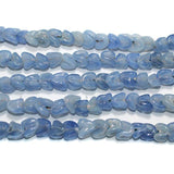 10mm Glass Beads Twisty Light Blue
