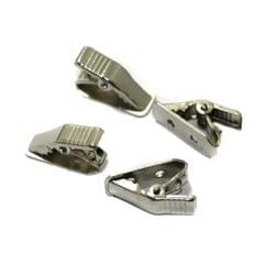 10 Pcs 1 Inch ID Card Holder Clips Silver