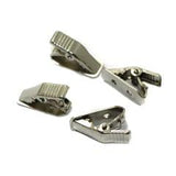 10 Pcs 1 Inch ID Card Holder Clips Silver