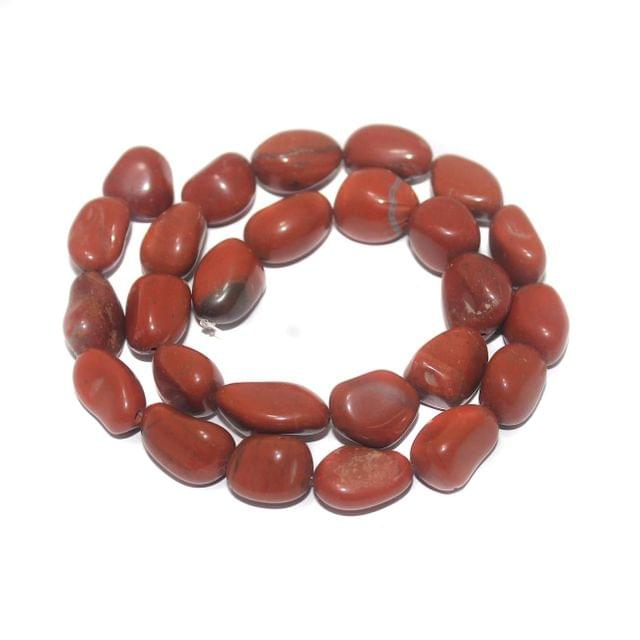 Tumble Red Jasper Stone Beads 18-13 mm