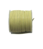 25 Mtrs. Jewellery Making Leather Cord Yellow 1 mm