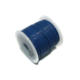 25 Mtrs Jewellery Making Leather Cord Blue 1mm