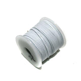 25 Mtrs Jewellery Making Leather Cord White 1mm