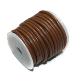 10 Mtrs Jewellery Making Leather Cord Brown 4mm