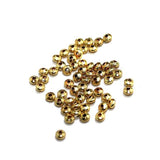 620 Pcs, 4x3mm Oval Beads Golden,