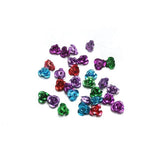 100 Pcs Multi Colored Flower Beads 6mm