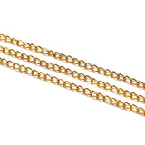 1 Mtr Rose Gold Metal Chain, Link size 5x3mm