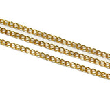 1 Mtr Rose Gold Metal Chain, Link Size 5x4mm