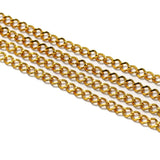 1 Mtr Metal Chain Golden, Link Size 6X5mm