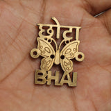 5 Pcs Chata Bhai  Wooden Rakhi Charms connector