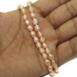 1 String Baroque Pearls 7x5mm