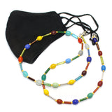 Beaded Designer Mask Chain Dori Multicolor