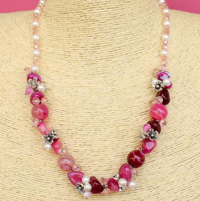 Onyx Pearl Tumble Beaded Premium Necklace Set