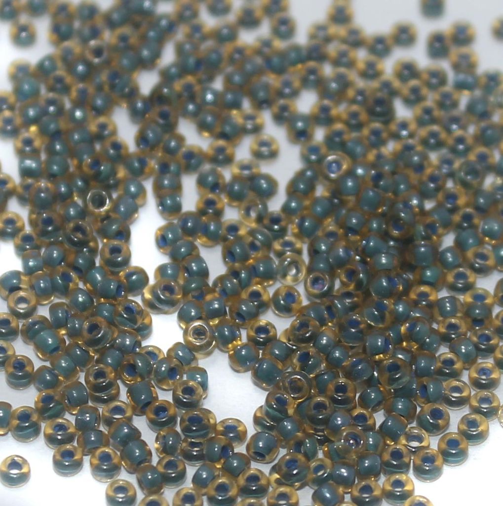Nippon Seed Beads Trans Two Tone Trans, Size 11/0
