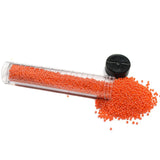 Nippon Seed Beads Orange Opaque Luster, Size