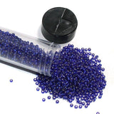 Nippon Seed Beads Blue Silver Line