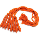 4 Pcs Thread Necklace Dori Orange 15 inch