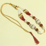 Designer Seed Beads Necklace Dori Multi