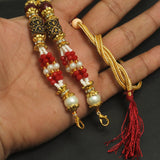 Designer German Silver Beaded Necklace Dori