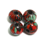 18mm Mosaic Round Beads MultiColor