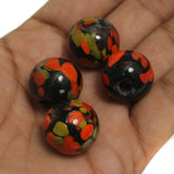 18mm Mosaic Round Beads MultiColor