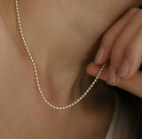 92.5 Sterling Silver Ball Chain