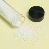 Preciosa Seed Beads Opaque White 11`0, 3900 Pcs