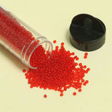 Preciosa Seed Beads Trans Red 11`0, 3900 Pcs
