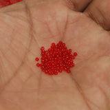 Preciosa Seed Beads Trans Red 11`0, 3900 Pcs