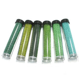 6 Colors Preciosa Seed Beads Combo Green