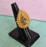 Abhira Adjustable Finger Ring