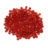 Glass Trans Seed Beads Red 11/0