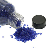 Glass Trans Seed Beads Blue 11/0