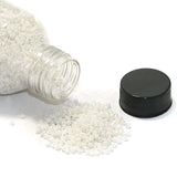 150 Gms Glass Opaque Seed Beads White 8/0