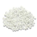 Glass Opaque Seed Beads White 11/0